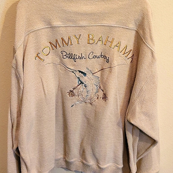 Tommy Bahama sweater half zip - Picture 3 of 3